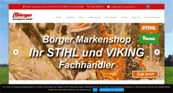 Desktop Screenshot of boerger-motorgeraete.de